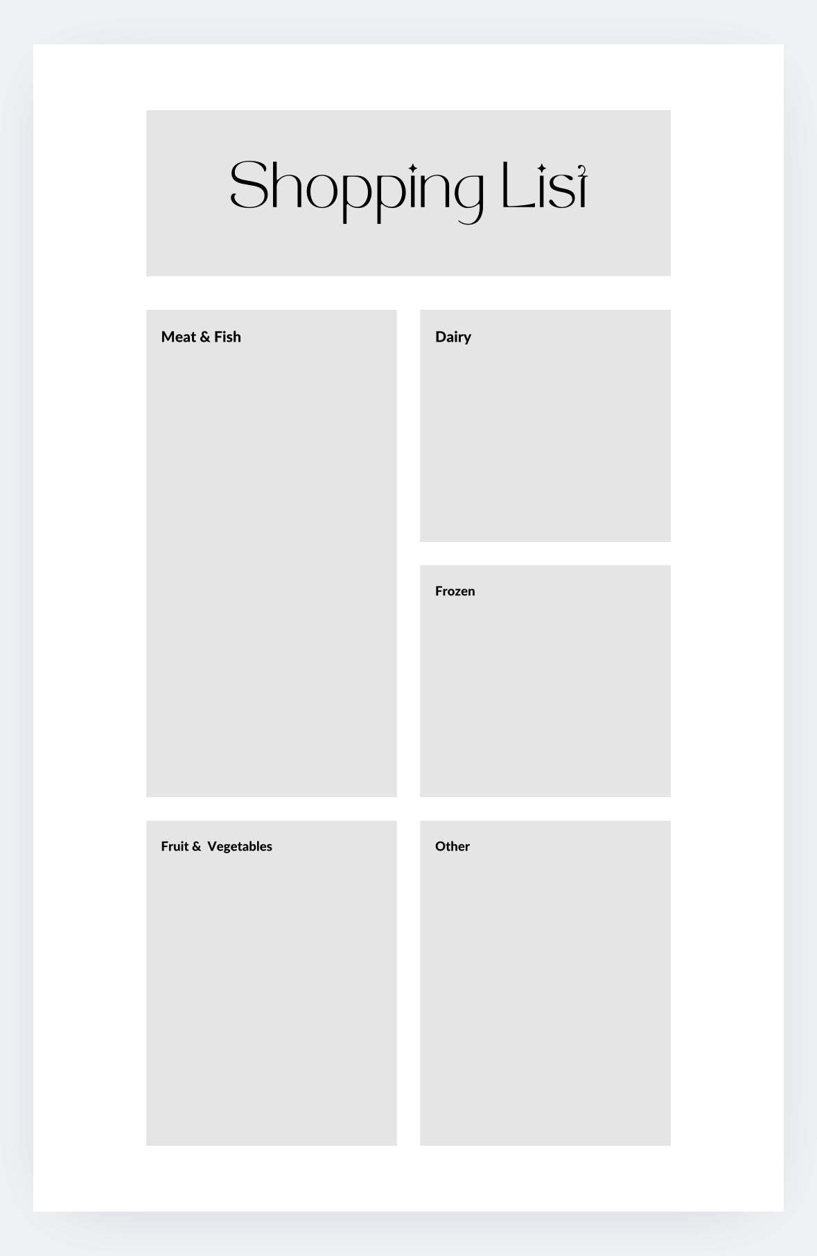 Built Body Workout/Meal Planner